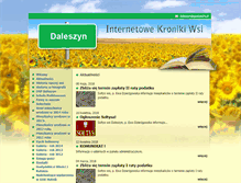 Tablet Screenshot of daleszyn.gostyn24.pl